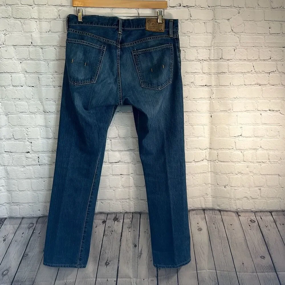 Polo‎ Ralph Lauren Mens Hampton Straight Leg Jeans size 32 x 30 Blue